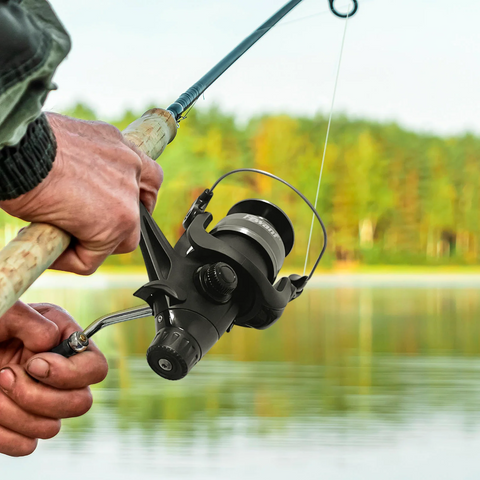 Double Brake Design Fishing Reel 8KG Max Drag 4BB 4000-5000H CNC Aluminum Left/Right Interchangeable Spinning Reel