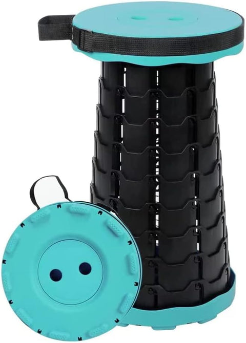 Foldable Telescoping Stool Portable, Retractable Stool for Fishing, Upgraded Collapsible Folding Seats with Load Capacity 550lbs, Camping Stools for Adults
