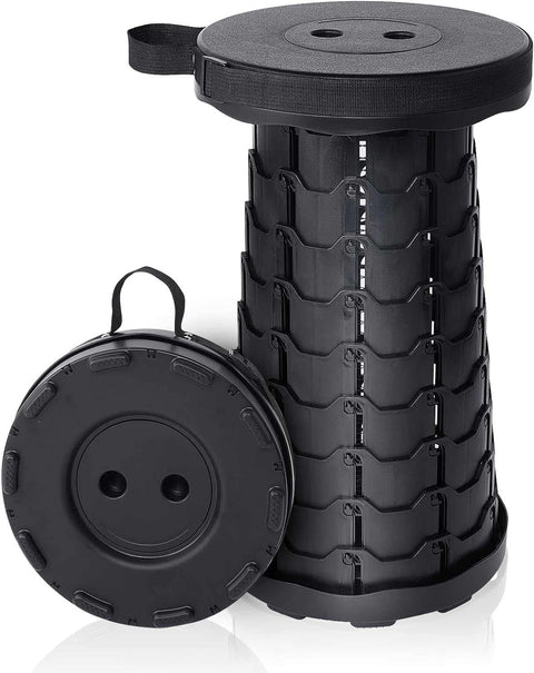 Foldable Telescoping Stool Portable, Retractable Stool for Fishing, Upgraded Collapsible Folding Seats with Load Capacity 550lbs, Camping Stools for Adults