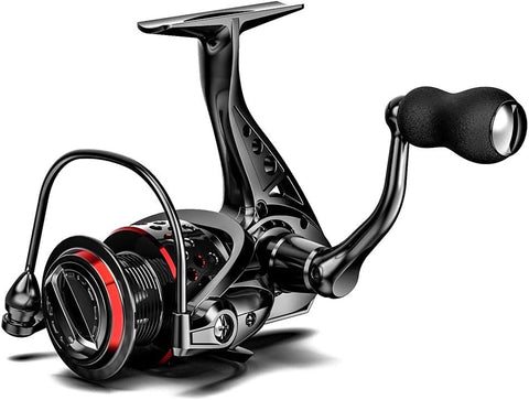 Ashconfish Spinning Reel, 2000 3000 4000 5000 6000 7000, Saltwater Spinning Fishing Reels, Freshwater Fishing Reel, Ultra Lightweight Body, 8 Stainless Steel BB, 5.0:1 Gear Ratio, Max 17.6lbs Drag