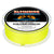 wholesale 16 carrier hollow-core braided fishing line bulk sales yellow