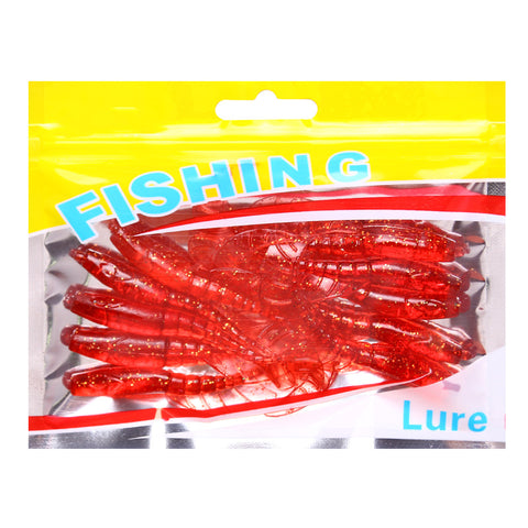 Buy Fishing Lures Set - Soft Bait Grubs 10 PCS per Bag - 5 Colors wholesale cheap price