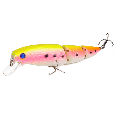 Multi Jointed swimbait for bass fishing trout lures
