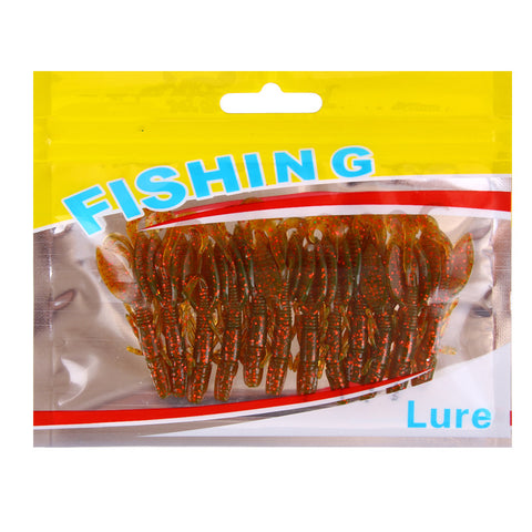 Buy Fishing Lures Set - Soft Bait Craws 12 PCS per Bag - 6 Colors wholesale cheap price