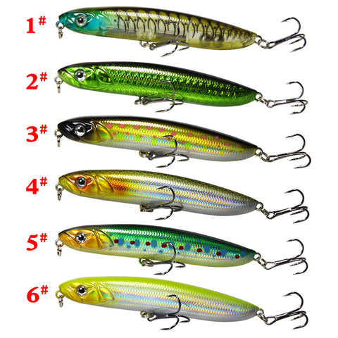 Buy Fishing Lures Set Topwater - Hard Bait Popper 6 Colors Wholesale