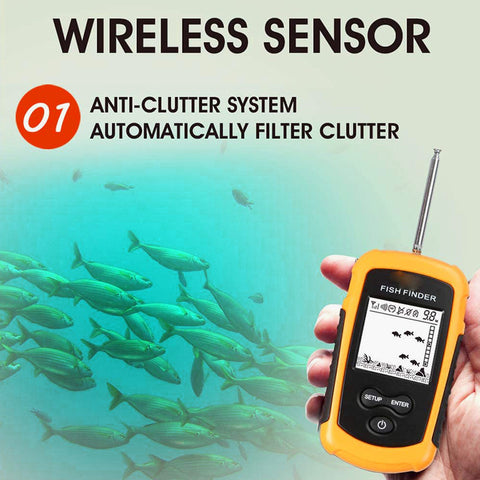 Wired Fish Finder with Display Screen