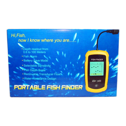 Wired Fish Finder with Display Screen