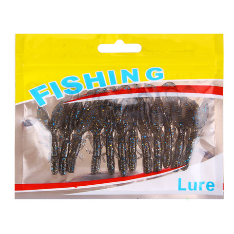 Buy Fishing Lures Set - Soft Bait Craws 12 PCS per Bag - 6 Colors wholesale cheap price