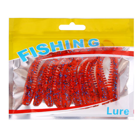 Buy Fishing Lures Set - Soft Bait Grubs 10 PCS per Bag - 7 Colors wholesale cheap price