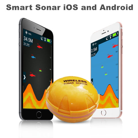 Sonar fish finder for smart phone