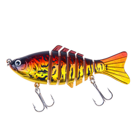 Multi Jointed swimbait for bass fishing trout lures