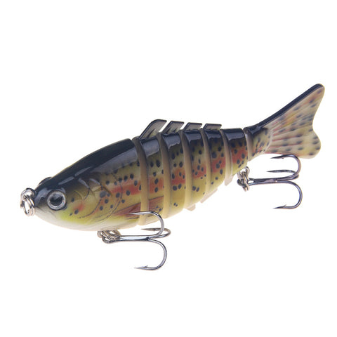 Multi Jointed swimbait for bass fishing trout lures