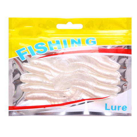 Buy Fishing Lures Set - Soft Bait Grubs 10 PCS per Bag - 5 Colors wholesale cheap price