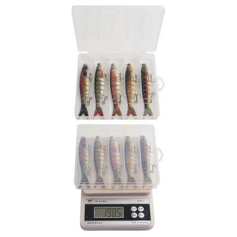 Multi Jointed swimbait for bass fishing trout lures