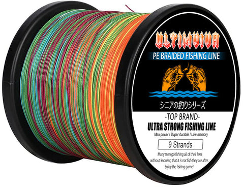 wholesale 9 carrier braided fishing line bulk sales raibow