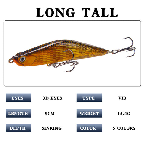 buy wholesale Fishing Lures Set Topwater - Hard Bait Popper 5 Colors cheap price