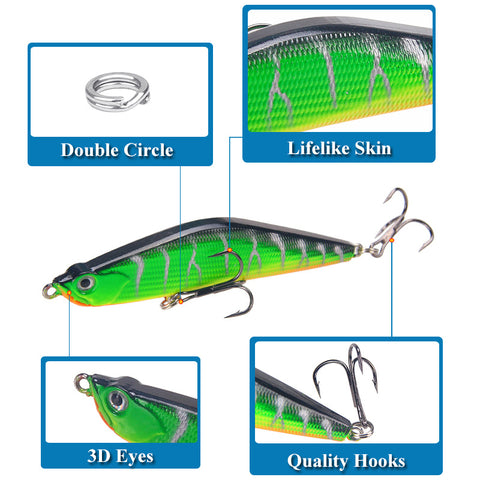 buy wholesale Fishing Lures Set Topwater - Hard Bait Popper 5 Colors cheap price