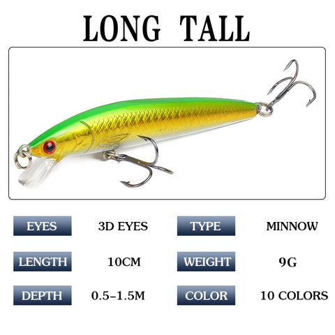 Fishing Lures Set - Hard Bait Minnow