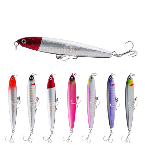 Fishing Lures Set Topwater - Hard Bait Popper 7 Colors / XY-535