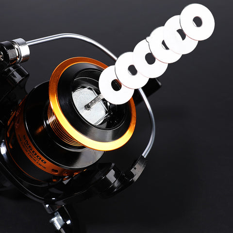 spinning reel 1000 2000 3000 4000 5000 6000 7000 gold metal wholesale