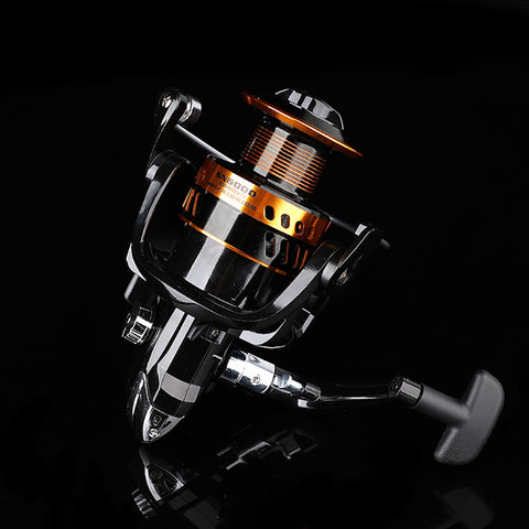 spinning reel 1000 2000 3000 4000 5000 6000 7000 gold metal wholesale