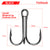 Buy Strong Treble Fishing Hook 50 Pcs per Bag, 2 Colors, Made from High Carbon Steel wholesale cheap price