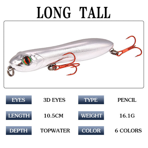Buy Fishing Lures Set Topwater - Hard Bait Popper 8 Colors wholesale cheap price