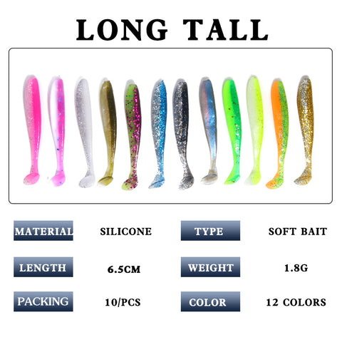 Buy Fishing Lures Set - Soft Bait Grubs 10 PCS per Bag wholesale cheap price