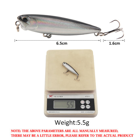 Buy Fishing Lures Set Topwater - Hard Bait Popper 6 Colors wholesale cheap price