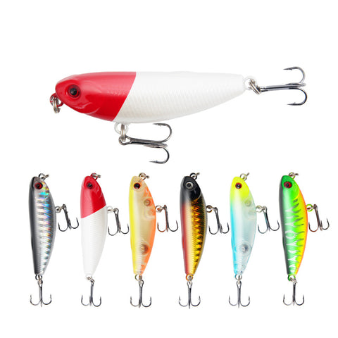 Buy Fishing Lures Set Topwater - Hard Bait Popper 6 Colors wholesale cheap price