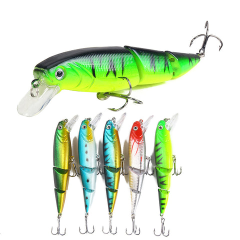 Multi Jointed swimbait for bass fishing trout lures
