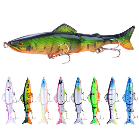 Multi Jointed swimbait for bass fishing trout lures
