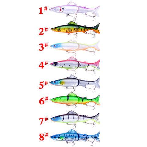 Multi Jointed swimbait for bass fishing trout lures