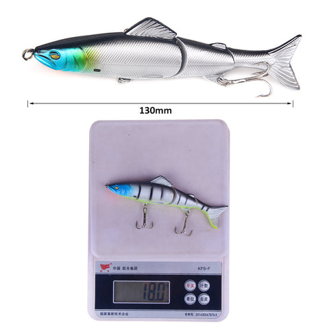 Multi Jointed swimbait for bass fishing trout lures