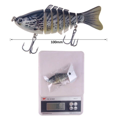 Multi Jointed swimbait for bass fishing trout lures